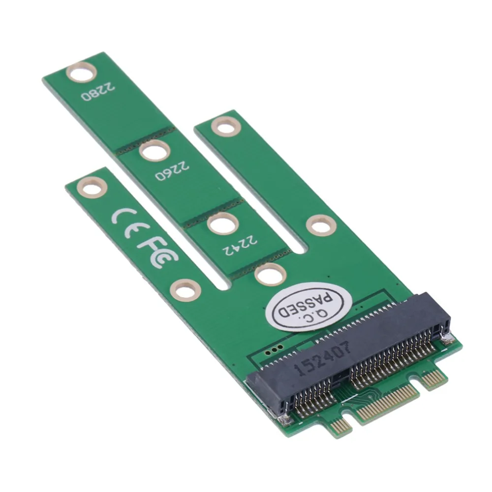 1Pcs NGFF M2 B SATA Based Solid State Drives to MSATA Adapter Converter