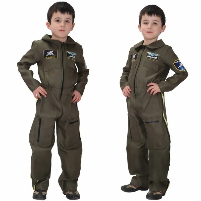 Air force fighter pilot kind kostüm karriere tag ehrgeiz halloween kinder fancy dress