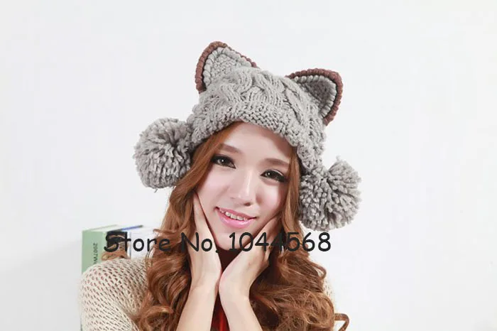 Women high-grade manual winter cap fashion hemp decorative pattern hat | Аксессуары для одежды