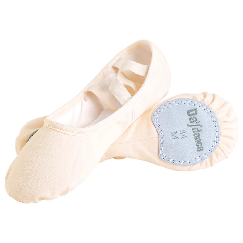 Ballet Shoes for Girls Dance Shoes for Woman Dancing Slippers Dance Shoe High Stretch Canvas Split Sole Slip On Practice Shoes 6