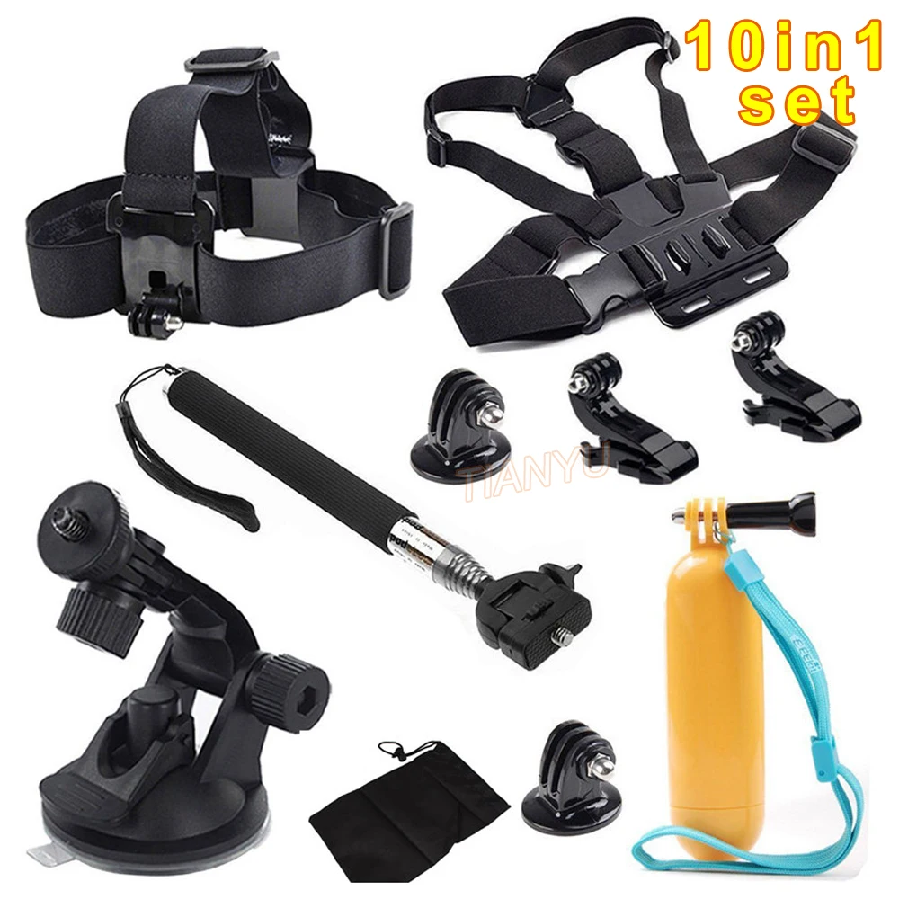 Для Gopro набор аксессуаров для gopro hero 5 4 3 комплект камеры Xiaomi sjcam|for hero|gopro herokit for |