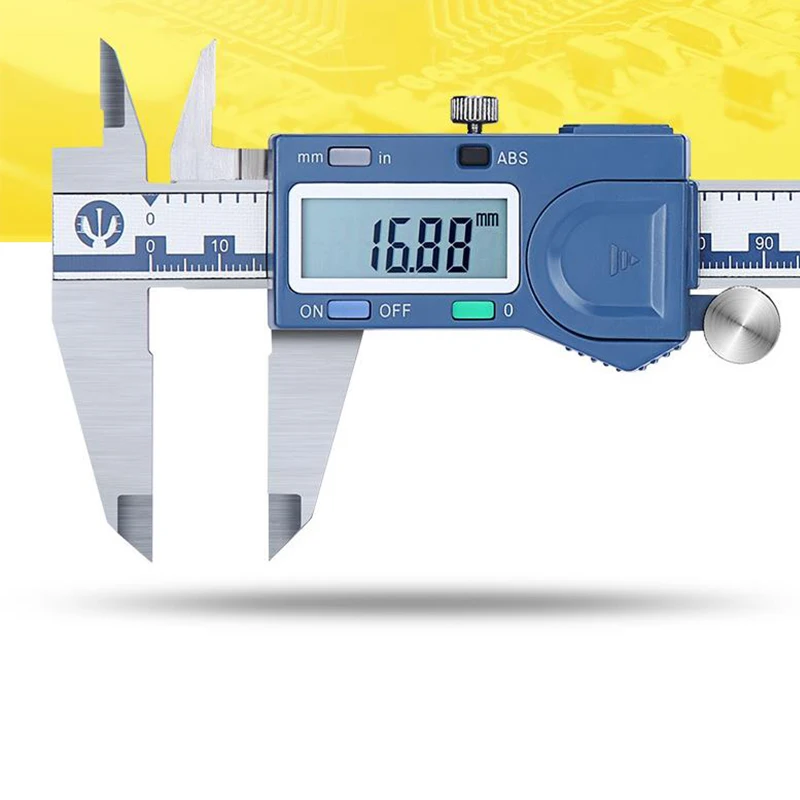 ABS Электронный цифровой дисплей штангенциркуль промышленного класса высокой точности из нержавеющей стали измерительный инструмент 150 мм/200 мм/300 мм