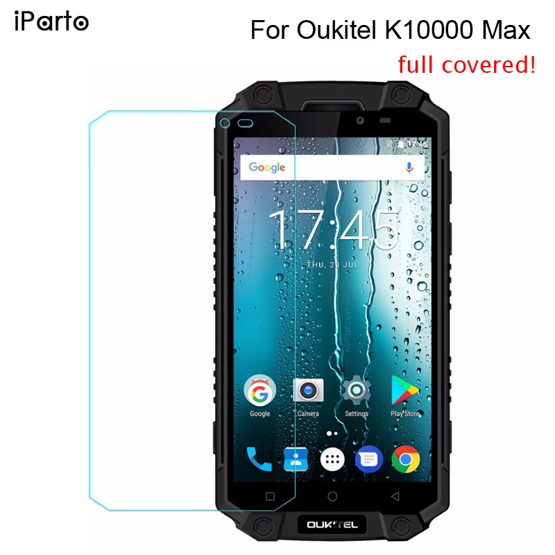 5,5 дюймов Oukitel K10000 Max закаленное стекло Премиум 9H 2.5D Защитная пленка для экрана для K10000 Max телефона(полное покрытие