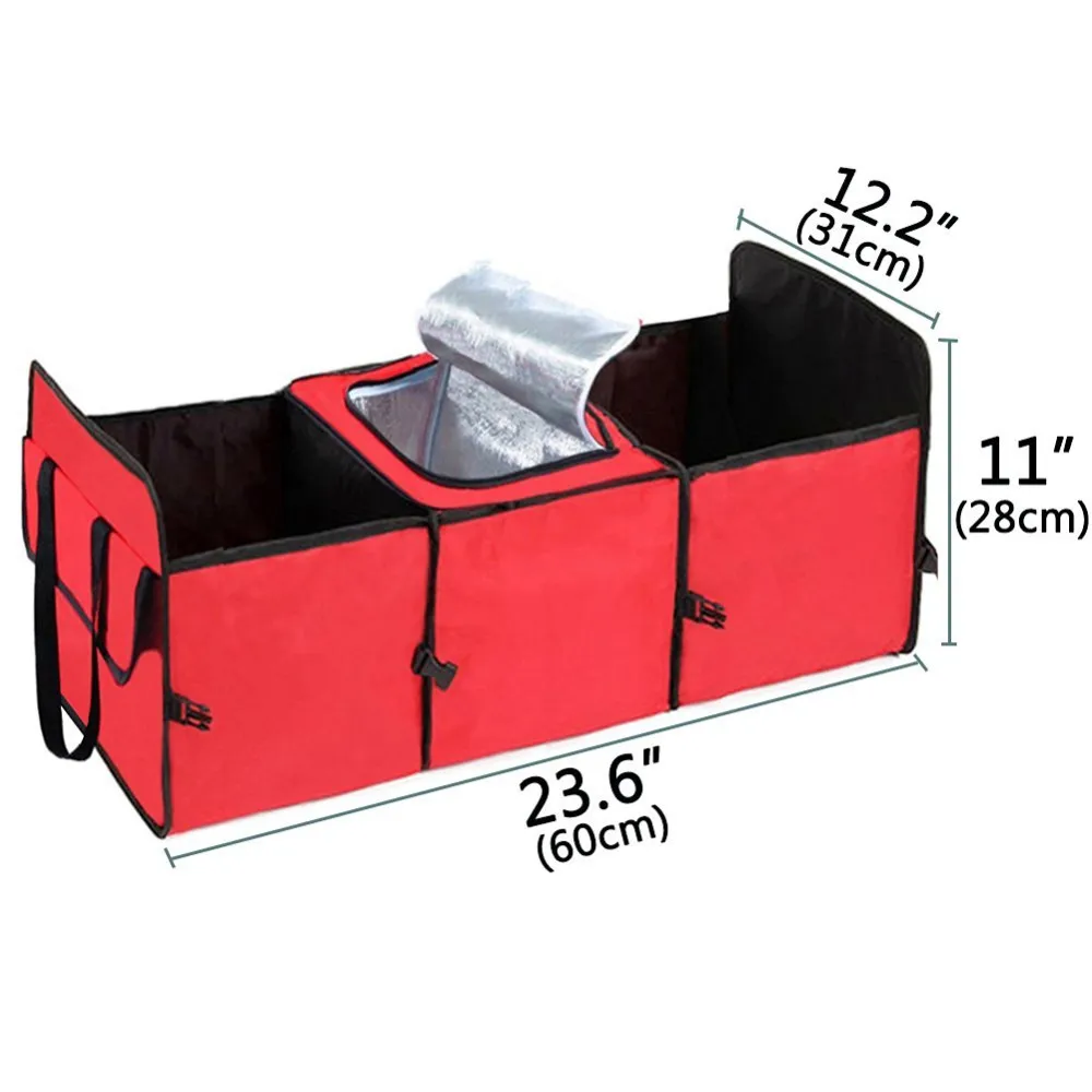 Road Trip Car Boot Organiser Handy Folding Trunk Organizer Outing