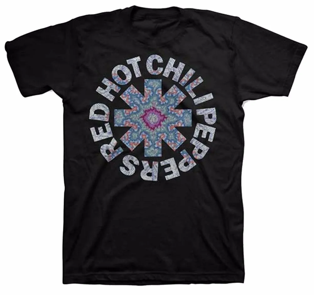 Red Hot Chili Peppers калейдоскоп футболки свободные короткий рукав Для мужчин s футболка футболки новые летние Для мужчин хлопковая футболка