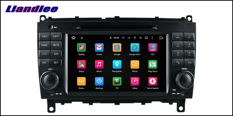Clearance Liandlee Car Multimedia Player NAVI For Mercedes Benz SLK CLK W209 CLS 2004~2012 Touch Screen System Radio TV DVD GPS Navigation 1