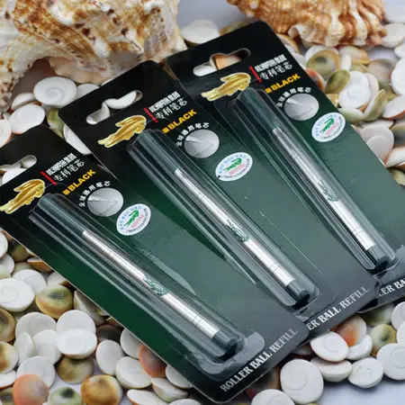 

5 Pcs Crocodile 218 standard rollerball pen black refills screw type Hot