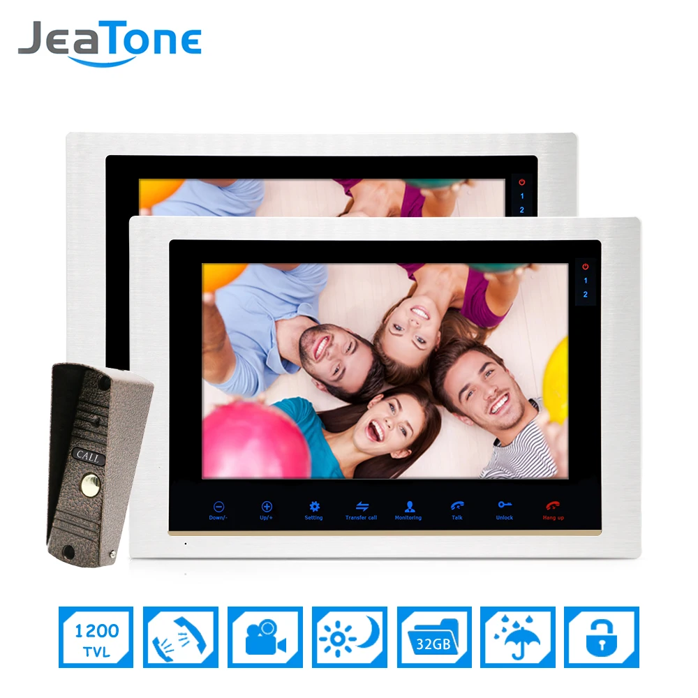 10'' Screen Video Door Phone Intercom Video Intercom Apartment doorbell video IR Night Vision Outdoor Call Panel Home Security 10'' Screen Video Door Phone Intercom Video Intercom Apartment doorbell video IR Night Vision Outdoor Call Panel Home Security