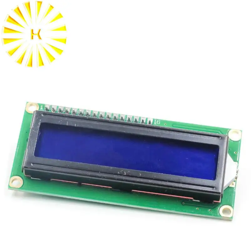 

1PCS LCD1602+I2C LCD 1602 module Blue screen IIC/I2C for LCD1602 Adapter plate