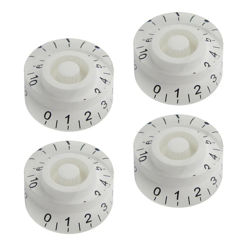 Buy NEW 4pcs White Speed Control Volume Tone Guitar