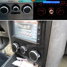 3 шт. подходит для SKODA SUPERB OCTAVIA MK1 переключатель ручка ручки нагреватель климат-контроля кнопки набирает рамка кольцо/C кондиционер аксессуары