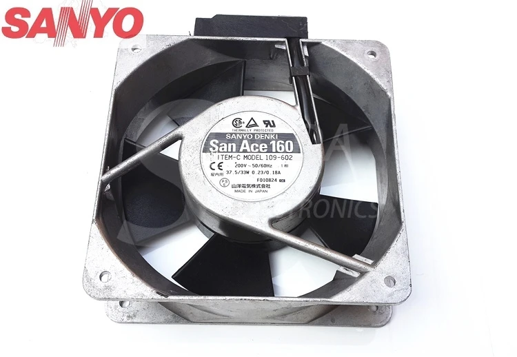 For Sanyo 109-602 16050 160mm 37.5/33w 200v Axial Cooling Fans - Components Cooling & Tools - AliExpress