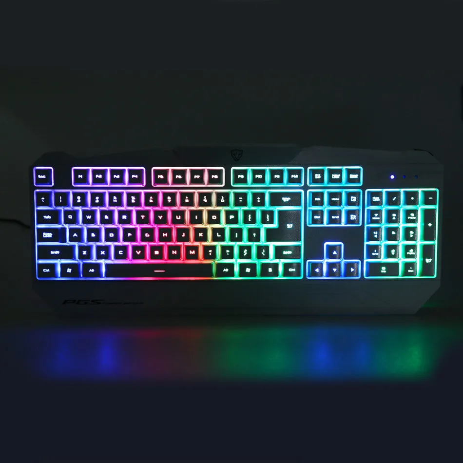 K68L Wired USB Mechanical Keyboard with LED Indicator