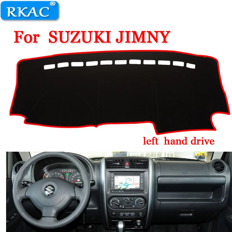RKAC крышка приборной панели автомобиля Dash коврик для Suzuki Jimny 1998 -2017 Dashmat анти-УФ
