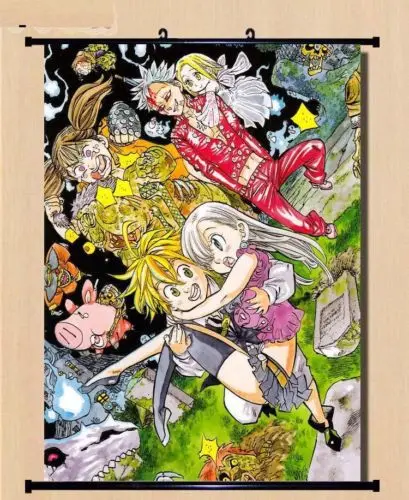 

Anime Poster Nanatsu no taizai The Seven Deadly Sins Wall Scroll Home Decor new