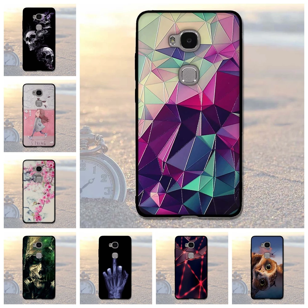

For Huawei Honor 5X Case Cover For Huawei Honor 5X 5 X X5 GR5 Cover Soft Silicone Phone Cases For Huawei GR5 Case Honor 5X Cover