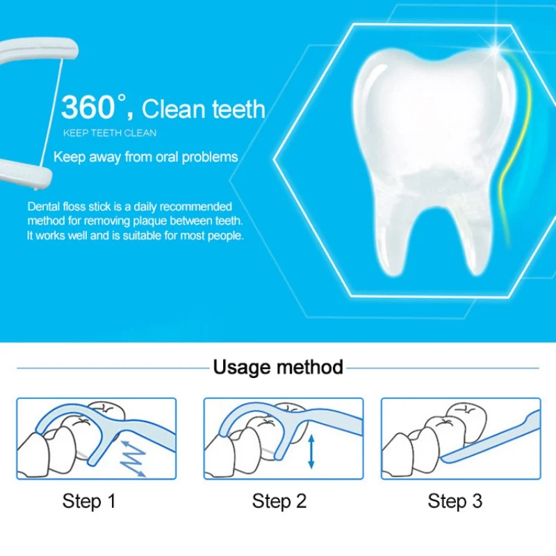 50 шт./партия гигиена полости рта зубная нить палочки зубная вода нить зубочистка зубочистки полости рта с портативным чехлом