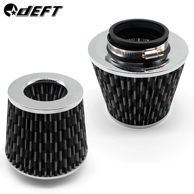 

DEFT Car Universal Air Filter 3/4 inch for Cold Air Intake High Flow 65mm 70mm 76mm 100mm Performance Breather Filters