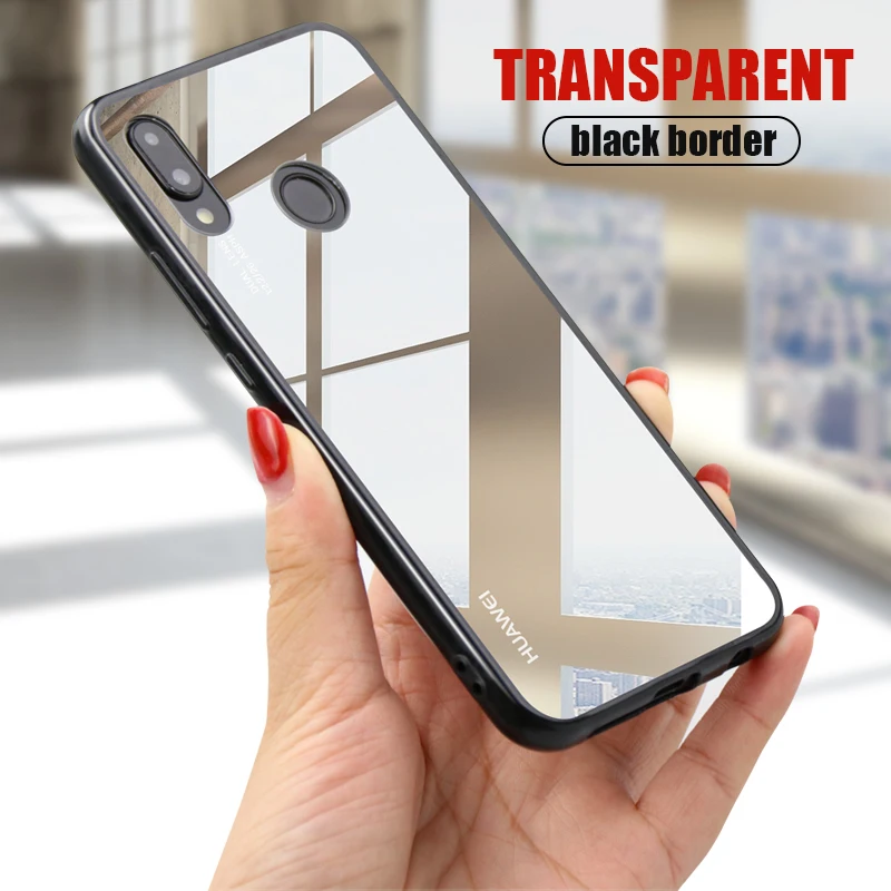 

NEW High Hard PC Cover Case for Huawei Mate 10 Lite P10 P9 P8 Lite 2017 P20 Pro Edge TPU for Huawei Nova 3i 3 P Smart Clear Case