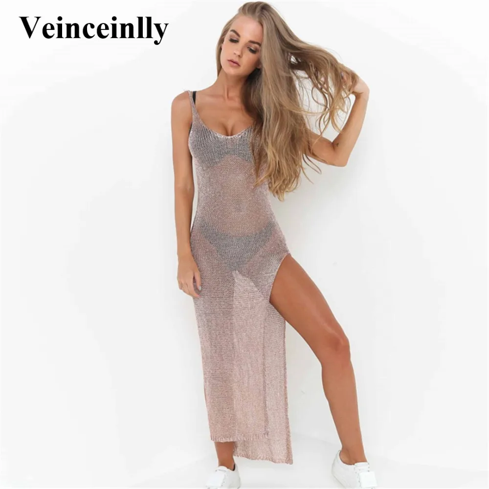 mesh dress beach cover up