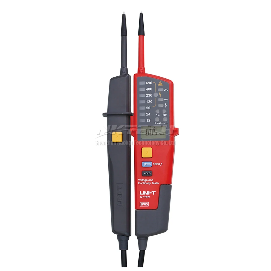 UNI-T UT18D UT18C UT18B UT18A AC DC напряжение метры металла детектор ручка непрерывности тест er Цифровой вольтметр ВКЛ-ВЫКЛ УЗО тест IP65