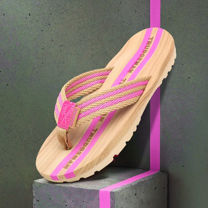 New Arrival Wood Grain Design Women's And Men's Summer Non Slip Sandals Outdoor & Indoor Flip-flops Beach Shower Slippers Shoes (19)