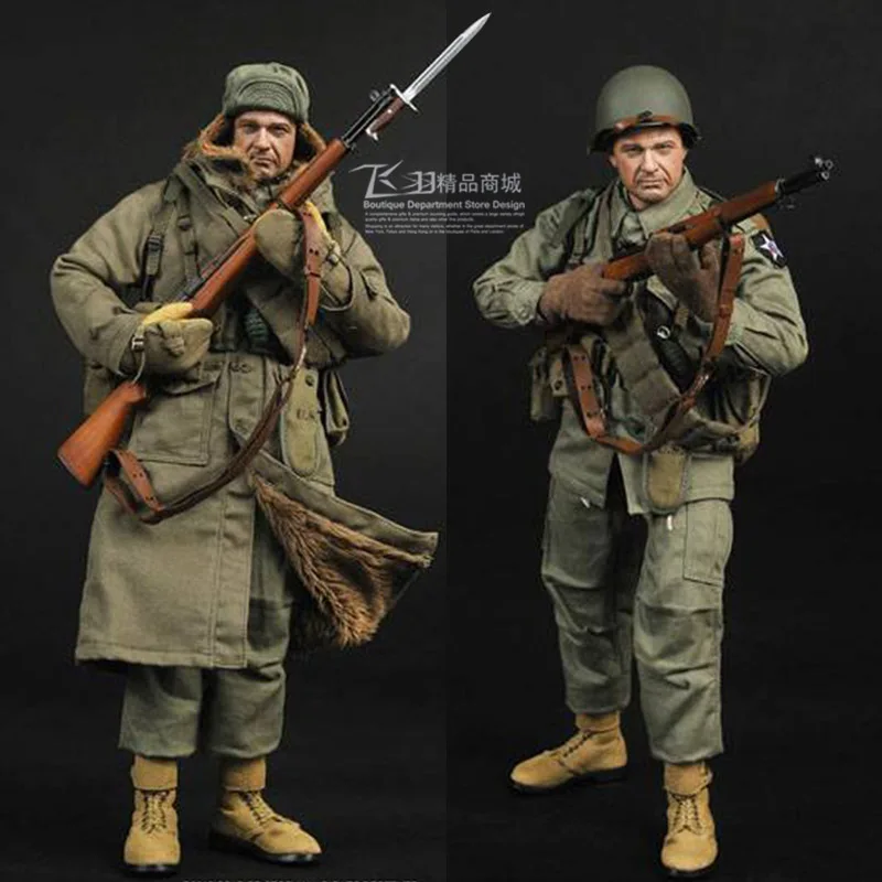 

12inch SS069 World War II The U.S.Army Infantry Division 1/6 Model Korean War Soldier Set Figures Action Toy