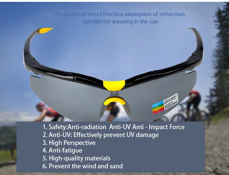 Firelion, очки для велоспорта, уличные спортивные очки, очки для верховой езды, поляризационные солнцезащитные очки, близорукость, HD, анти-ветер и песок