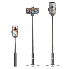 Портативный интегрированный штатив селфи палка скрытый телефон кронштейн Bluetooth кнопка телефон Автоспуск рычаг Держатель Для Xiaomi huawei