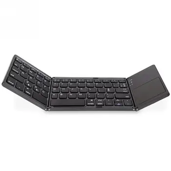 

Portable Folding Mini Keyboard Bluetooth Foldable Wireless Keypad with Touchpad for Windows Android ios Tablet Phone