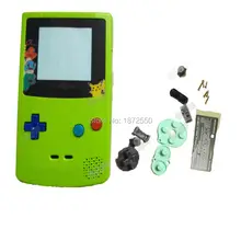 Горячие цвета зеленого яблока многоцветные кнопки для Nintendo dogbc Ретро игровая консоль для Gameboy цвет с ограничительное стекло X/Y отвертки