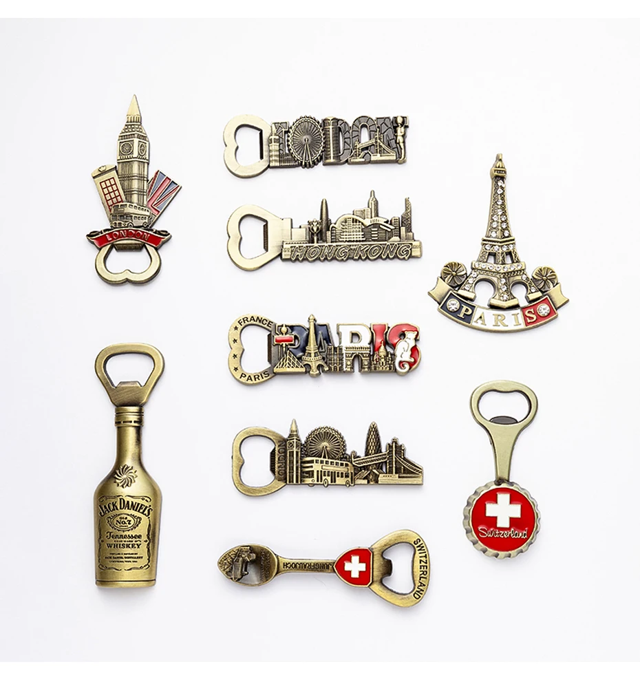 3D Bottle Opener Fridge Magnets 09