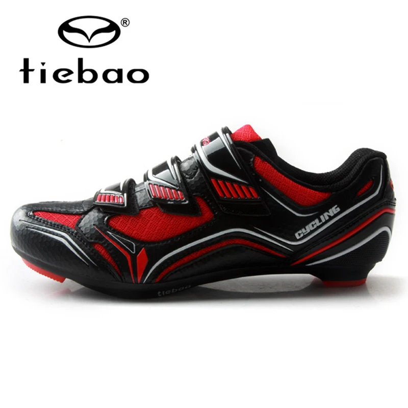 

TIEBAO 2018 New Men Road Cycling Shoes Professional Road Zapatillas Ciclismo Bike Shoes Breathable Outdoor Shoes Men Cycling