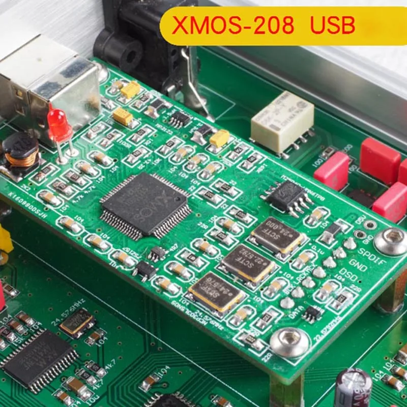 HiFi ES9038Q2M ЦАП Bluetooth 5,0 USB XMOS XU208 аудио декодер Стерео DSD512 APTX HD Настольный усилитель с разъемом для наушников T0273