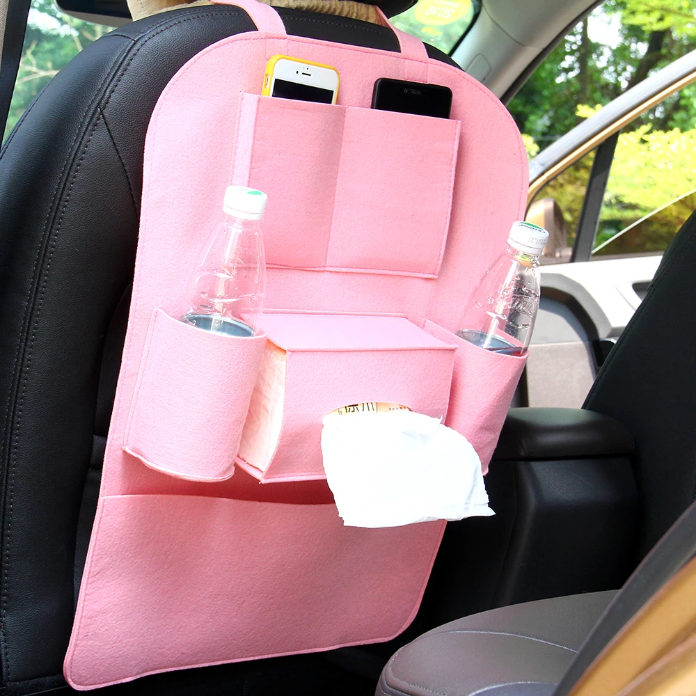 Buy Stowing Tidying Multi Pocket Felt Car Styling Back Seat Paper Towels