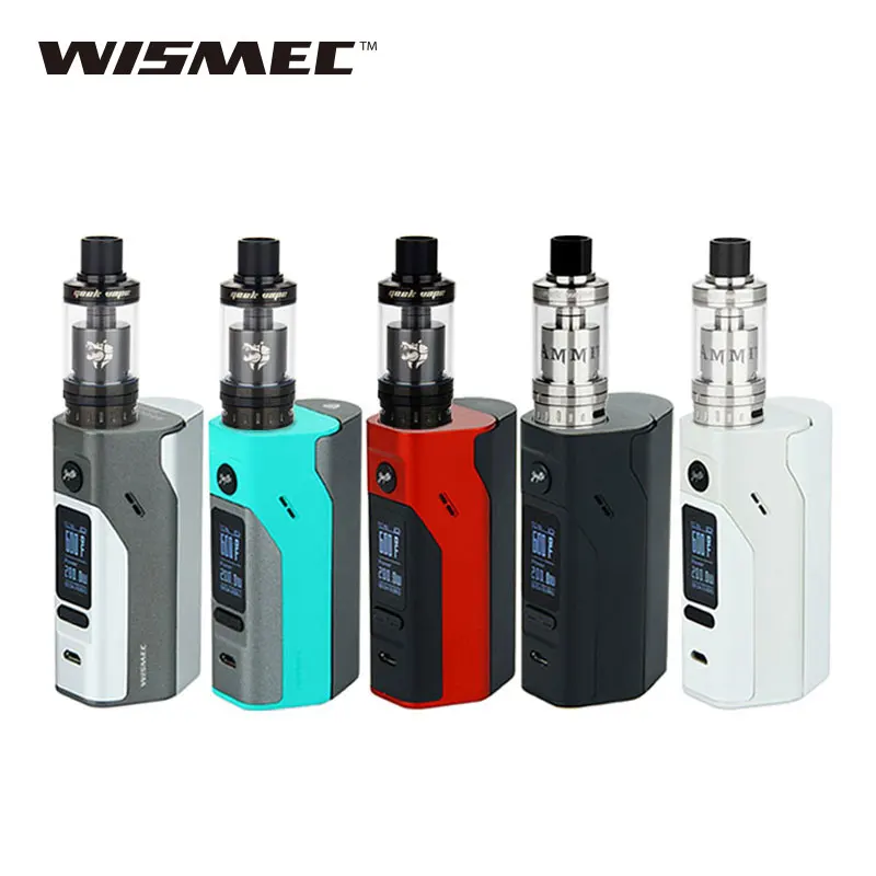 Original WISMEC Reuleaux RX2/3 Starter Kit for Ammit Atomizer 3.5ml Vaping and RX23 TC BOX MOD 200W Electronic Cigarette original wismec rx2 3 mod augvape merlin mini tank 2ml rta atomizer vaping 200w rx23 tc box mod e cig vaping vs smok alien kit