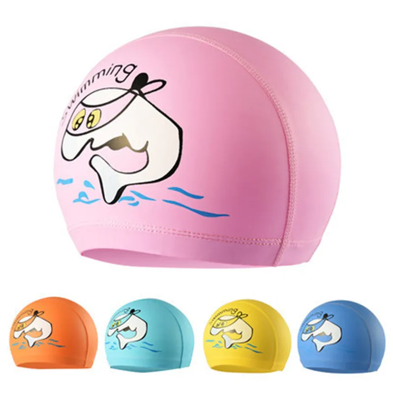 children's cloth swimming caps