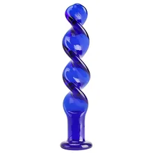 Pyrex glass dildo fake penis crystal anal beads butt plug prostate massager g-spot female masturbation Sex toys for women men