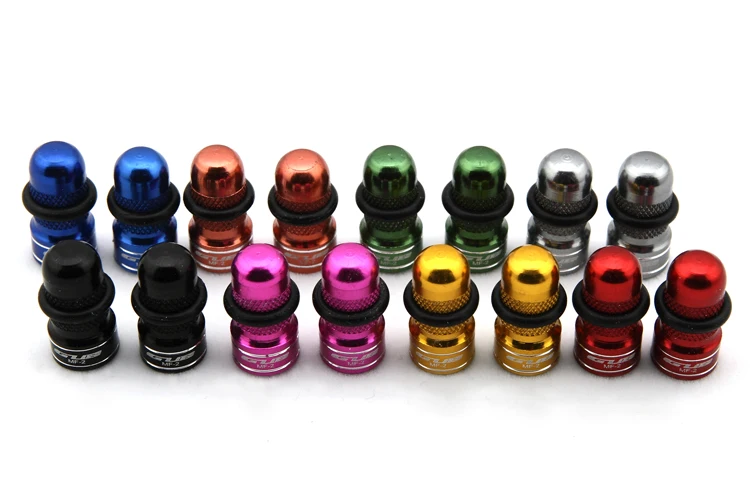 10Pcs BIKE ALUMINIUM PRESTA VALVE CAP LIGHT DUST COVER BICYCLE FIXIE ROAD NWUS