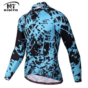 

KIDITOKT 2019 Pro Anti-UV Cycling Jersey Mountain Bike Clothing Cycling Shirts Breathable MTB Bicycle Cycling Clothes For Man