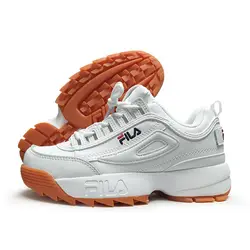 2019 Fila Disruptor II 2 Спортивная обувь для мужчин zapatillas hombre кроссовки черный, белый цвет СЕРЫЙ толстые ноги ремонт Леггинсы для женщин бег обув