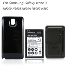 Для samsung Galaxy Note 3 Note3 N9000 N9005 N900A N9002 N900 аккумулятор большой емкости 6800 мАч+ задняя крышка+ USB зарядное устройство