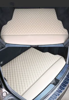 

Custom Special Car Trunk Mats for Volkswagen CC GOLF POLO TIGUAN PASSAT EOS Bettle 5seat W Waterproof Durable Cargo Rugs Carpets