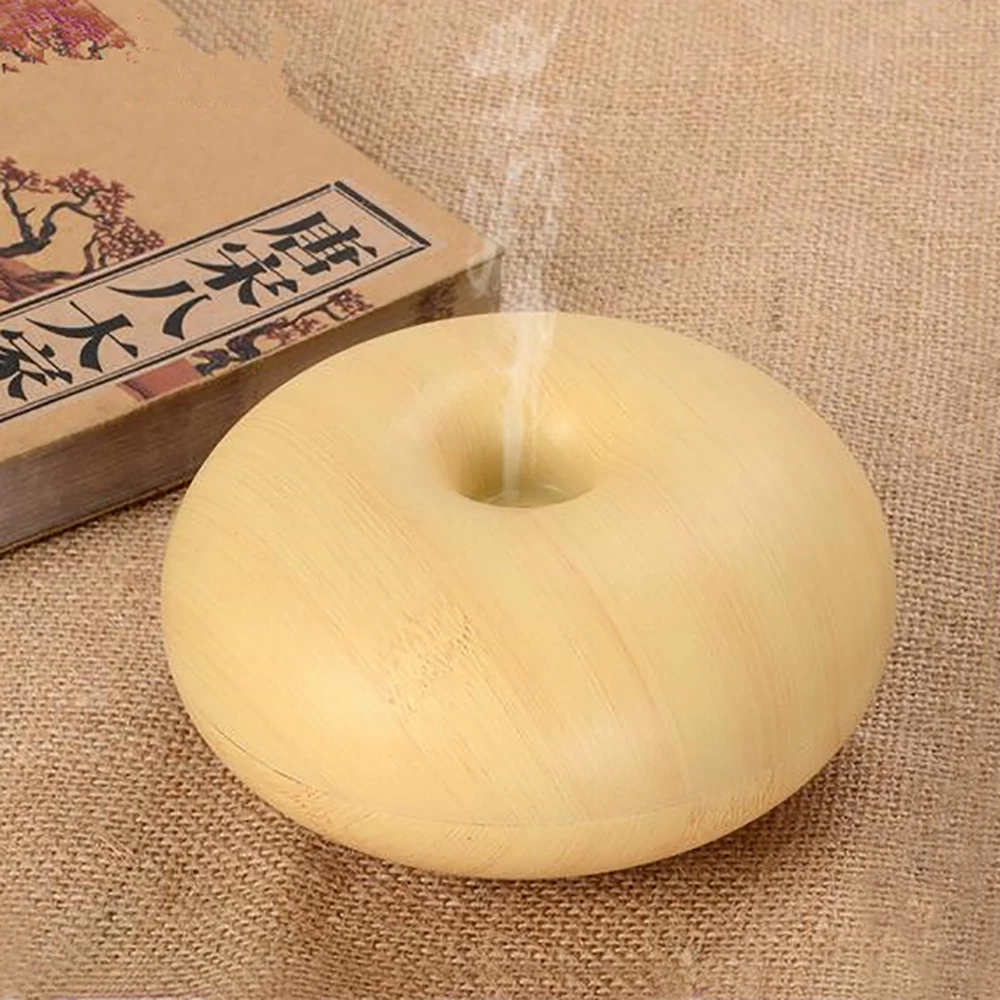 

Mini Wooden Grain USB Ultrasonic Air Humidifier Essential Oil Aroma Diffuser Aromatherapy Home Office Mist Maker Fogger