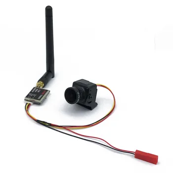 

Ready to use 5.8G FPV Set Video 200/600mw Transmitter TS5823 and mini CMOS 1200TVL Camera with Cable Set Racing Drone fpv set