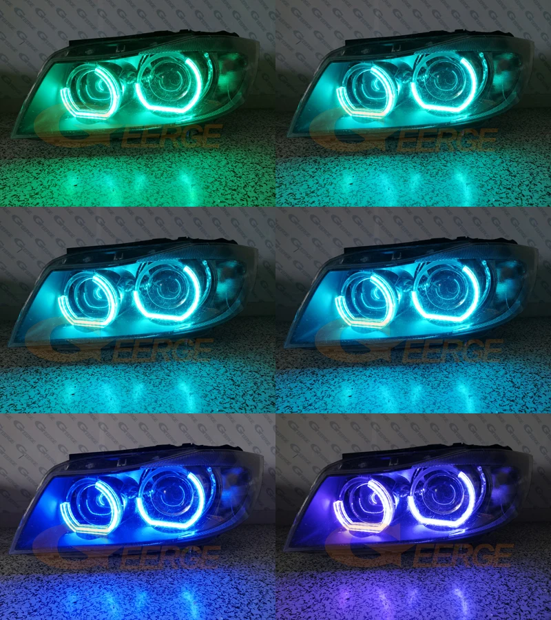  For BMW 3 Series E90 E91 2006 2007 2008 Xenon headlight RF Bluetooth Controller DTM M4 Style Multi- - 32882628070