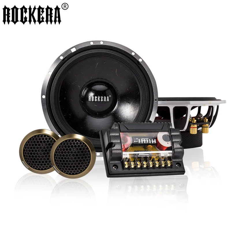 

1 Set 280W Hot 6.5'' inch 2 Way Car Speaker Component 4ohm Automobile Automotive Car HIFI Edge Audio With Tweeter Cross Over
