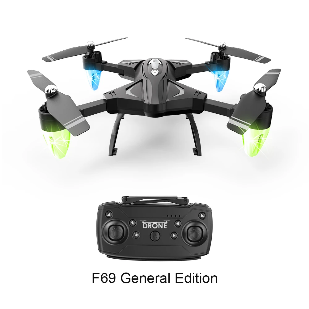 Квадрокоптер с камерой 1080P FPV Wifi RC вертолет селфи складной 20 минут летающие Дроны