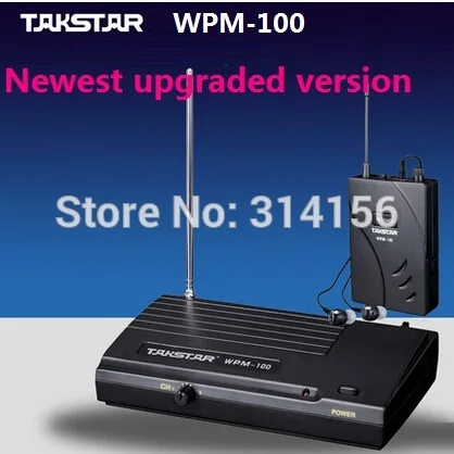 bilder für Verbesserte version Takstar WPM-100 UHF Wireless Monitor System Studio aufnahme monitor, bühnenmonitoring Sender + Empfänger bilder für Verbesserte version Takstar WPM-100 UHF Wireless Monitor System Studio aufnahme monitor, bühnenmonitoring Sender + Empfänger