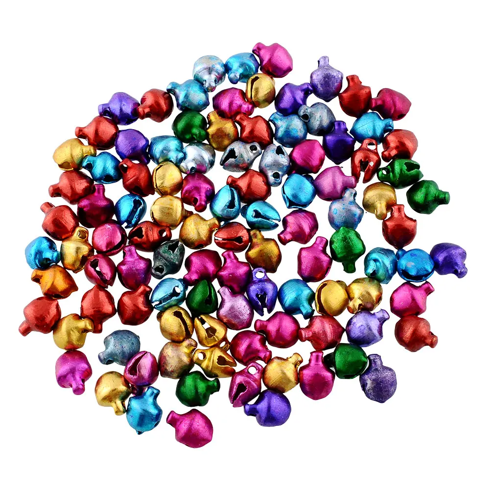 

100X Jingle Bells Xmas Pendants Christmas Ornaments Santa Claus Baubles